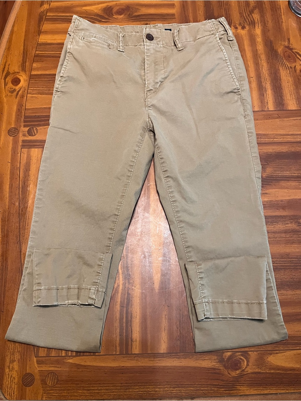 American Eagle Men's Khaki Casual Chino Pants